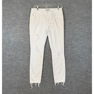 White Distressed Women’s Jeans